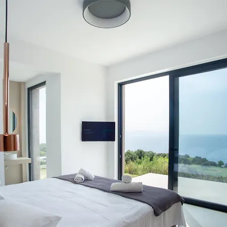 Sea Whisper With Private Pool & Panoramic Sea View Willa Plateies